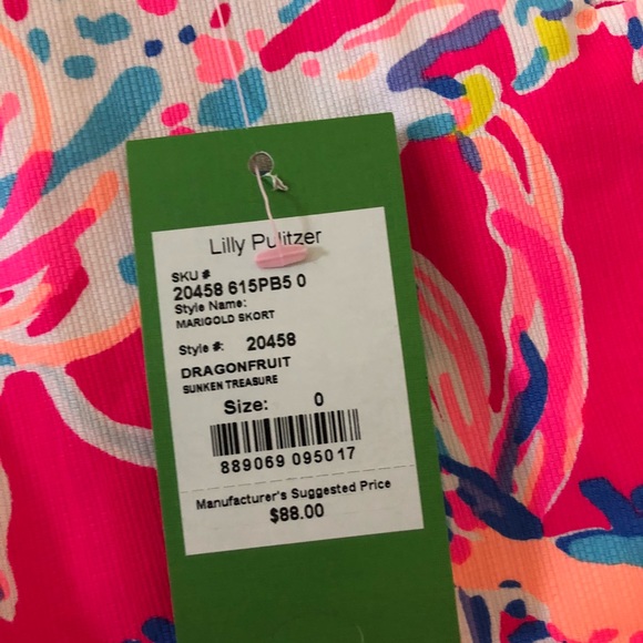 NWT Lilly Pulitzer skirt size 0 NEW - Picture 2 of 3